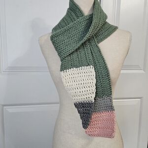 Handmade Crochet Pencil Scarf, Teacher Gift Ideas
